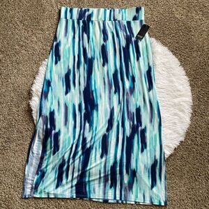 A.n.a Cabana Skirt New Stretchy Elastic Waist Womens Size XL